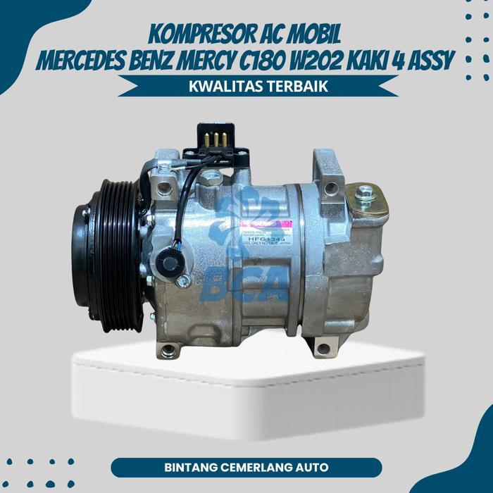 KOMPRESOR AC MOBIL MERCEDES BENZ MERCY C180 W202 KAKI 4 ASSY
