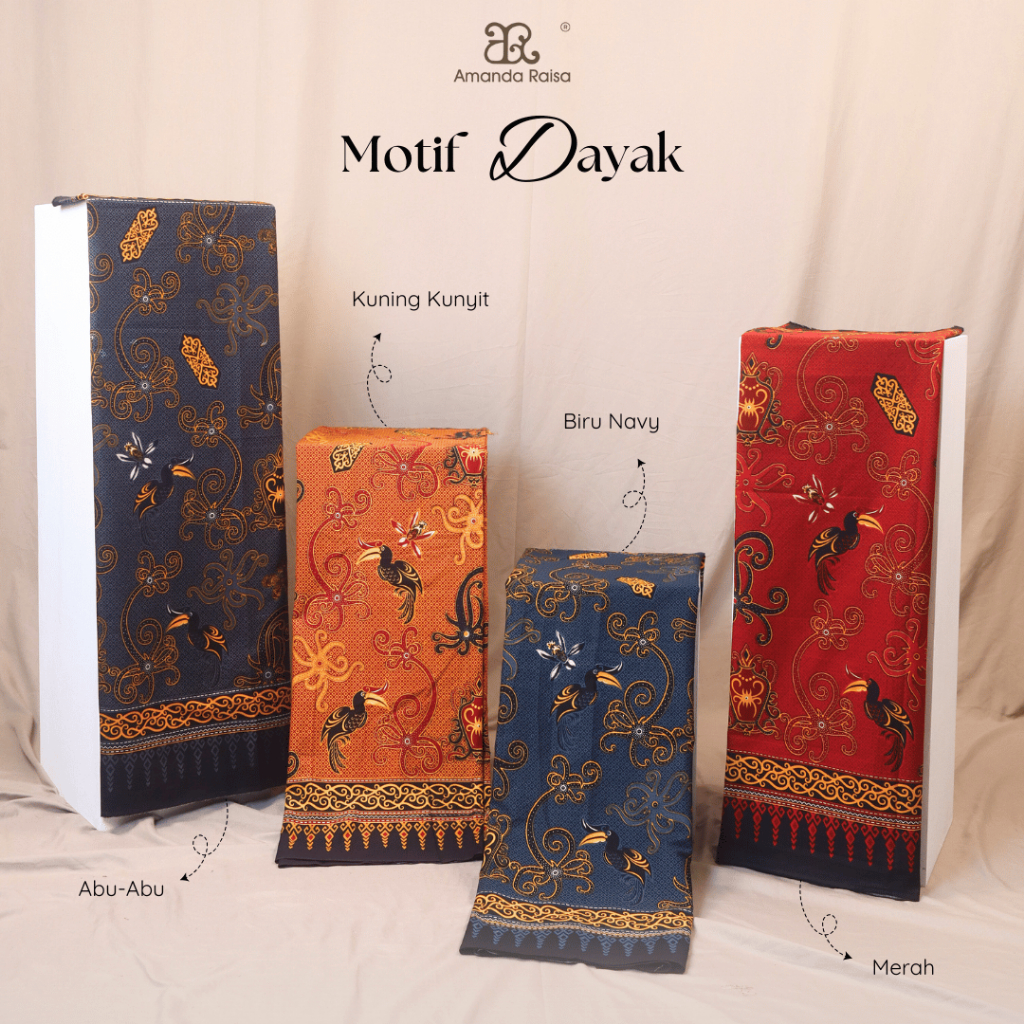 Kain Batik Meteran Potongan Motif Dayak
