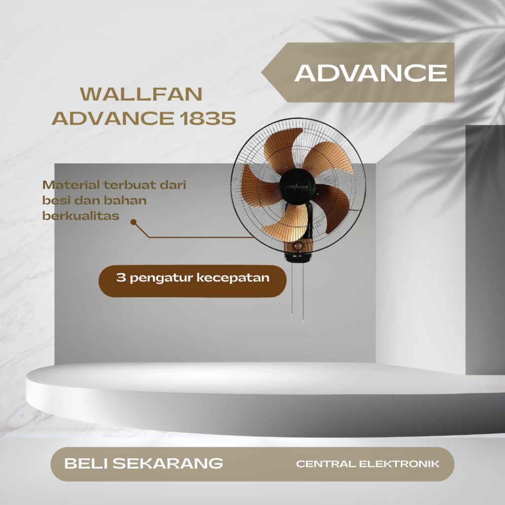 WALLFAN ADVANCE 1835 - KIPAS ANGIN DINDING ADVANCE