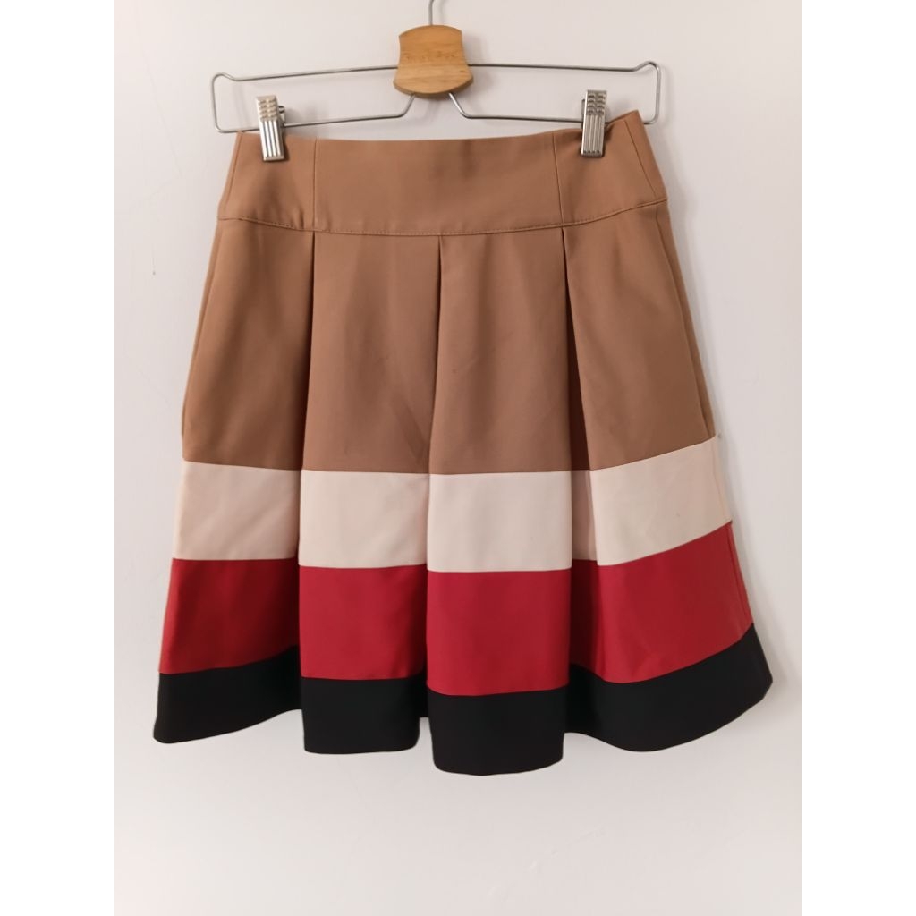 ZARA BASIC Women Pleated Mini Skirt