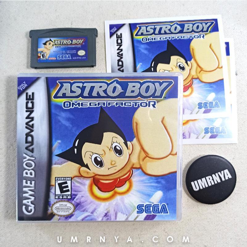 Kaset Game Astro Boy Omega Factor Nintendo GameBoy GBA Astroboy Megaman