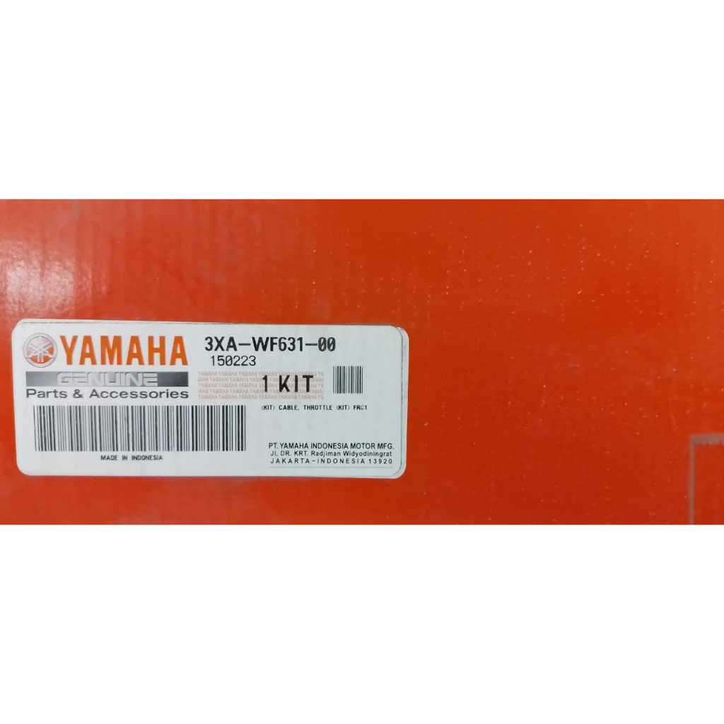 Kabel Gas Oler Gas Set Yamaha Force 1 FizR Fiz R original YGP ( 3XA-WF631-00 )