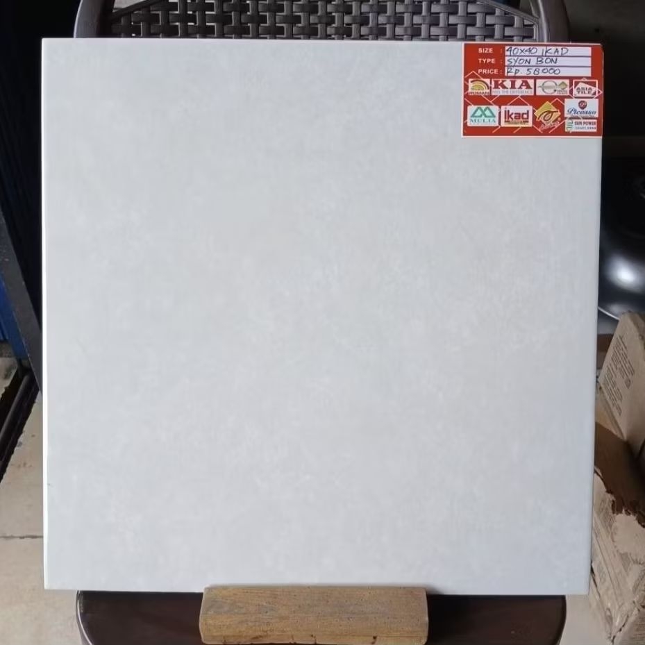 Keramik Lantai 40x40 Syon Bone || Ikad