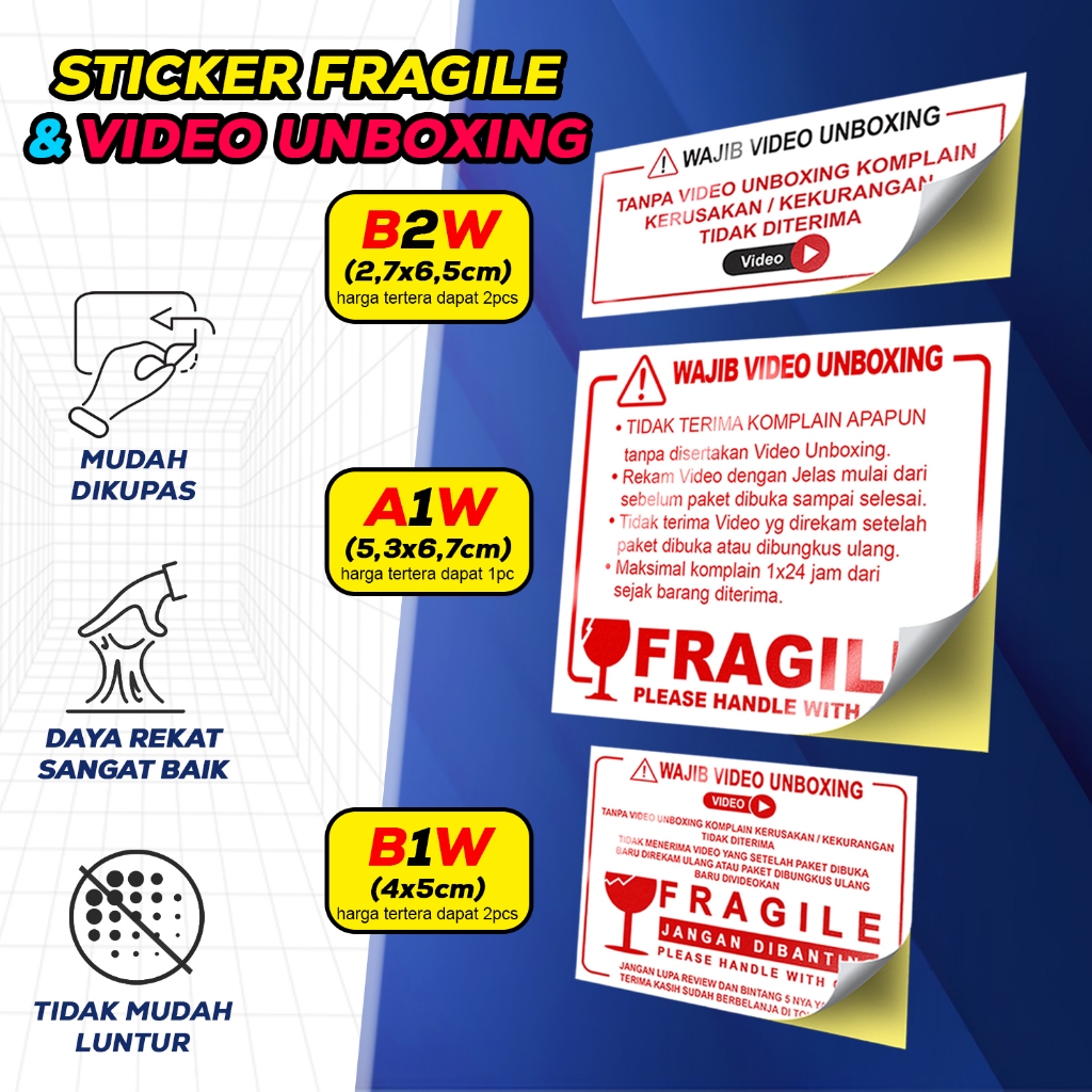 Sticker Unboxing / Stiker Unboxing / Sticker Unboxing Fragile