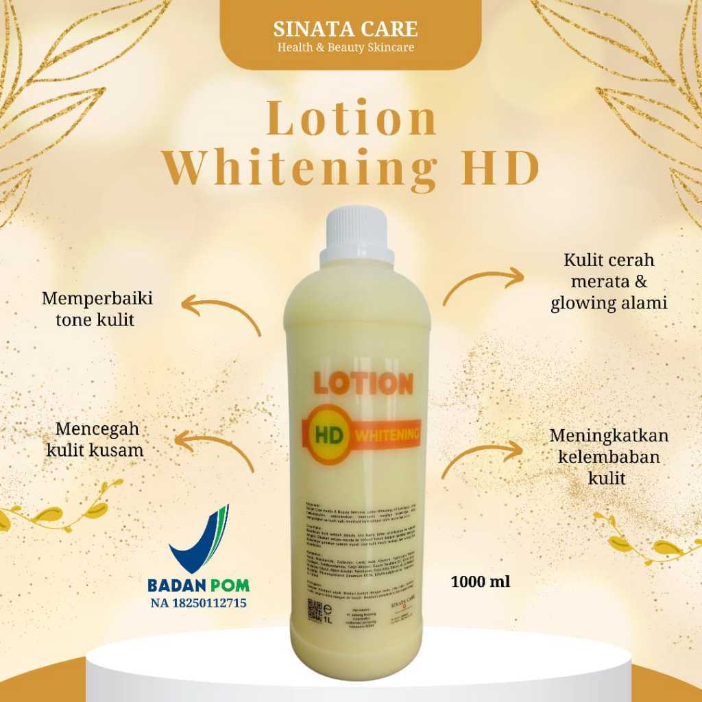 LOTION WHITENING HD KILOAN ISI 1 KG ( NEW HAND BODY LOTION FAST WHITENING)