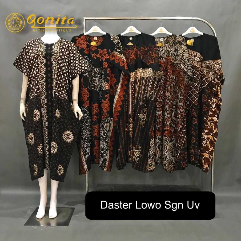 {LD 150 CM} Daster Qonita Batik Pekalongan ll Daster Lowo Sogan Uv