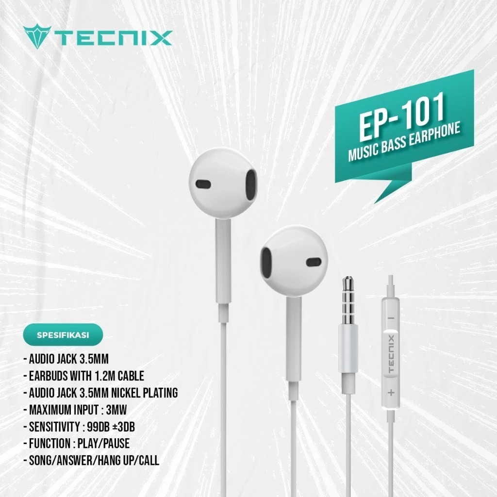 HEADSET TECNIX EP 101 SERIES