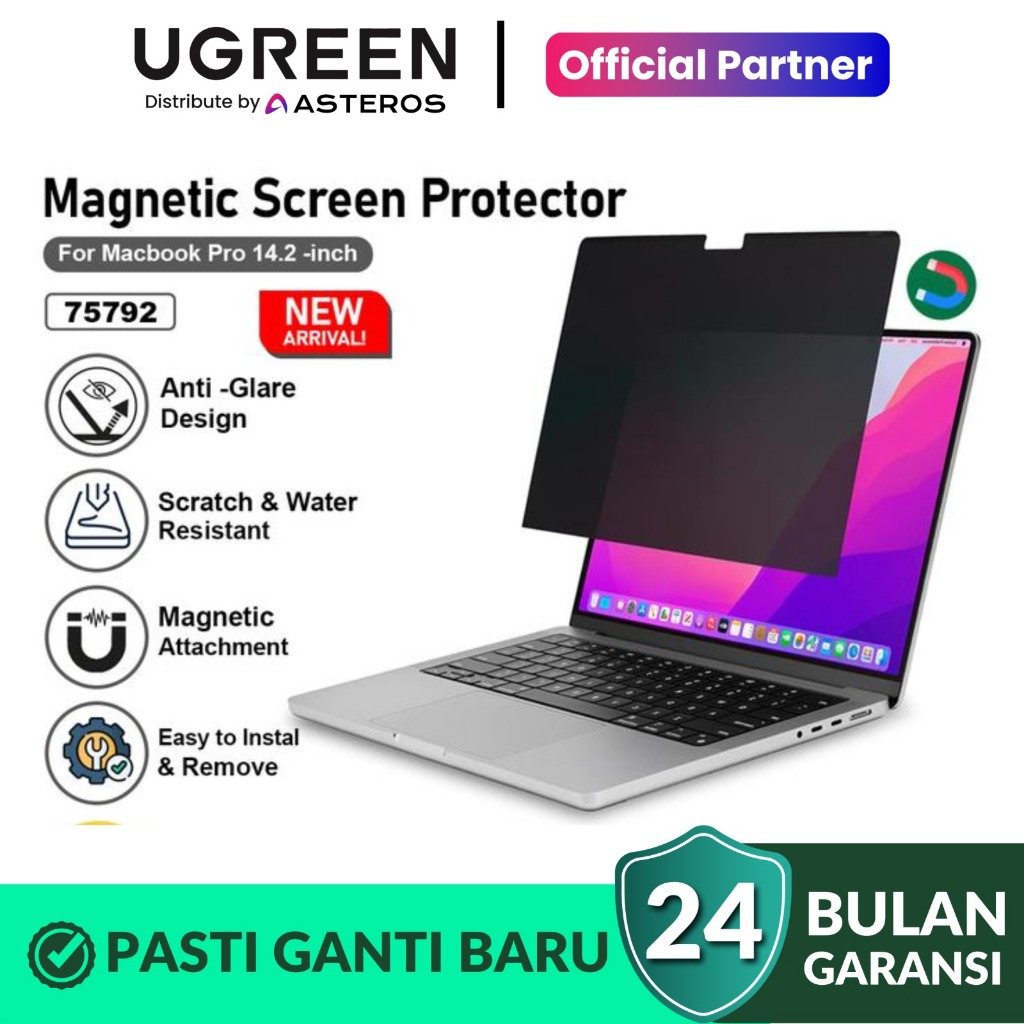 UGREEN Screen Protector 45666 45668 75792 Macbook Laptop Notebook 13.3 / 14 /14,2 Inch Anti Spy Priv
