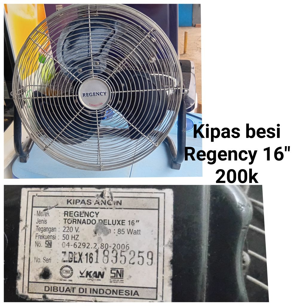 kipas hexos kipas besi bekas