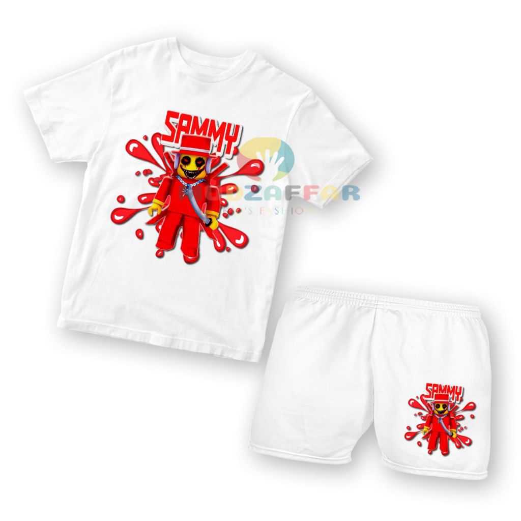 STELAN BAJU KAOS ANAK ANAK ROBLOX SAMMY ZOMBIE SETELAN KAOS ANAK ROBLOX SAMMY