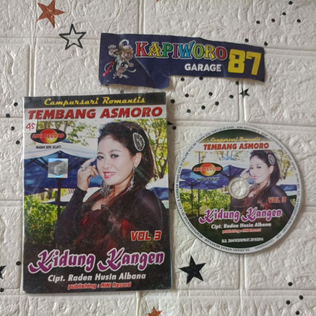 VCD,,CAMPURSARI ROMANTIS TEMBANG ASMORO,,KIDUNG KANGEN VOL3