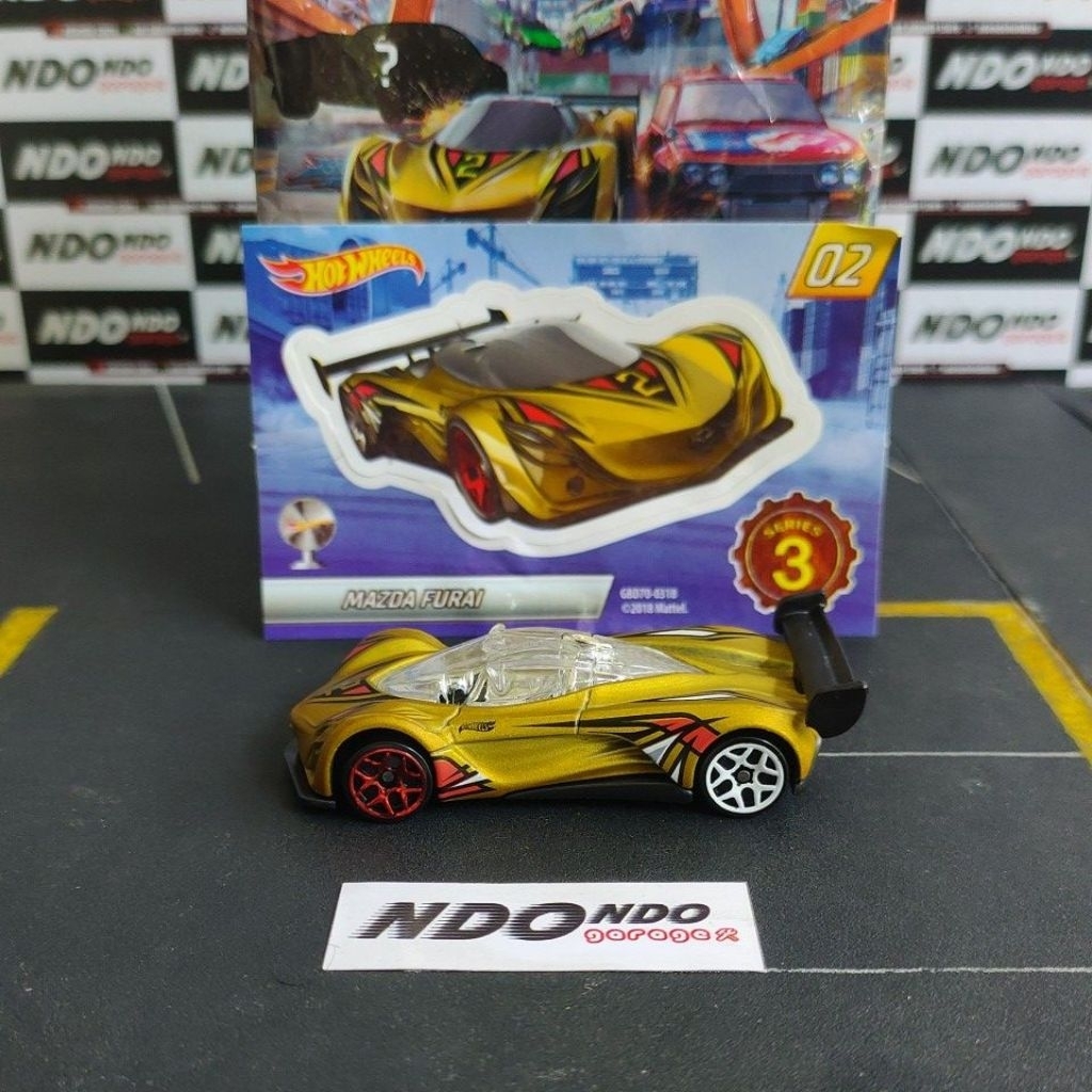 Hot Wheels Mazda Furai Gold New Loose - 2019 Mystery Models