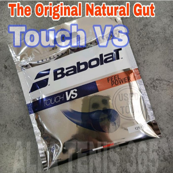 Senar Tenis Natural Gut Babolat Touch VS Feel Power - STOK BARU DAN ORIGINAL