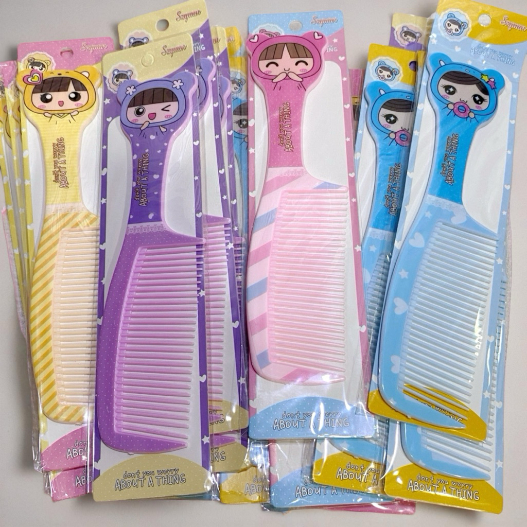 Sisir Rambut Fancy Wanita| Sisir Rambut Dewasa Karakter Lucu