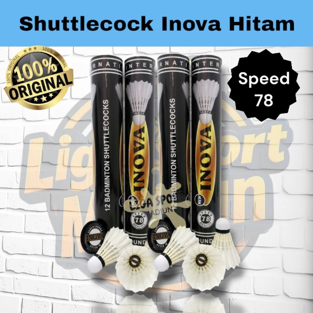 shuttlecock Inova Hitam kock