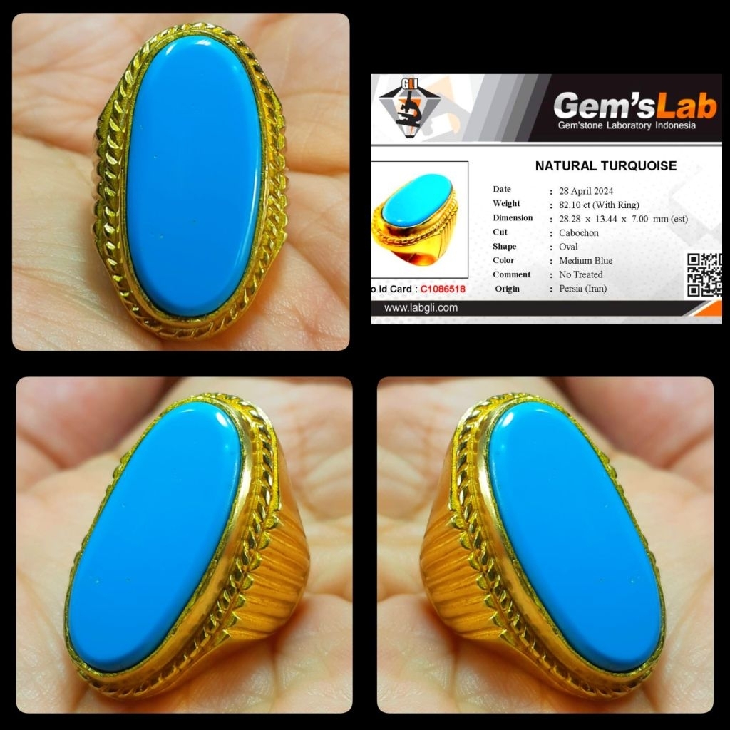 batu pirus jumbo persian iran body full keramik asli iran