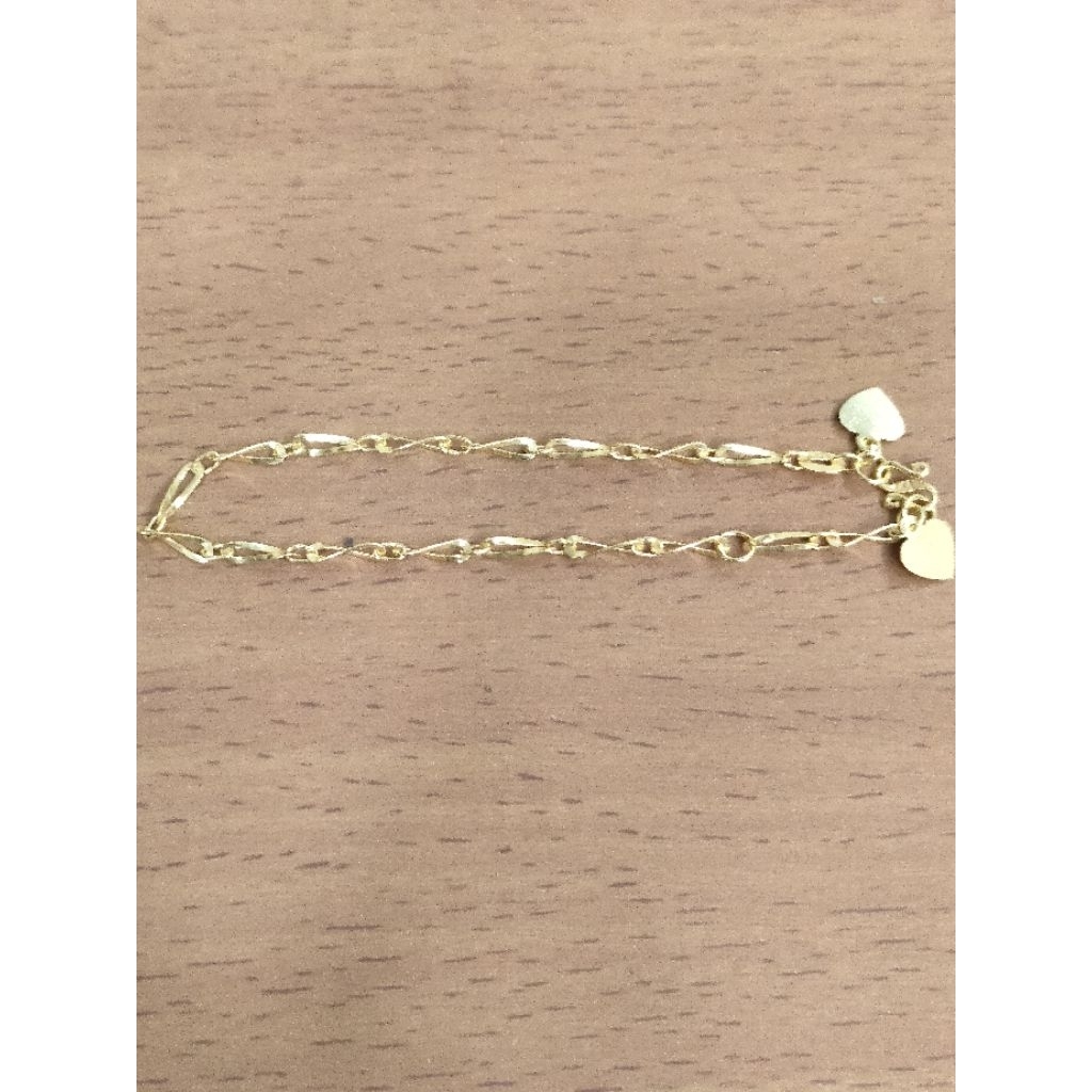 gelang paper clip plintir 1 gram emas muda