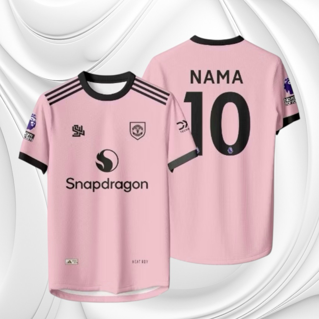 jersey MU kiper GK kit 2025 pink free name & nomer