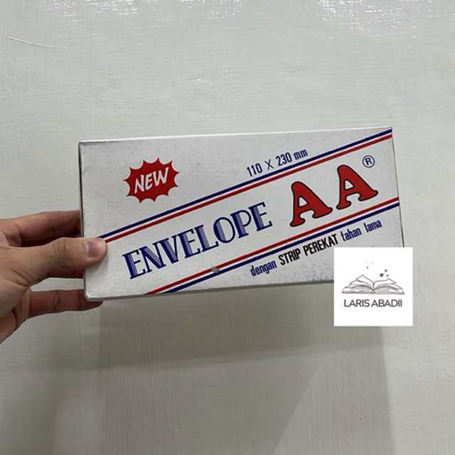 Amplop AA No.90 Panjang Putih Polos Silicone Amplop Putih