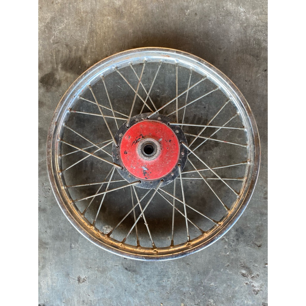 roda pelek velg depan tromol astrea star 800 original copotan