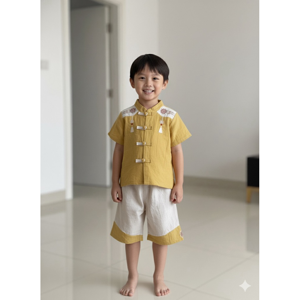 stelan cheongsam anak cewek stelan cny anak cowok stelan cny anak perempuan stelan cny anak cewek & 