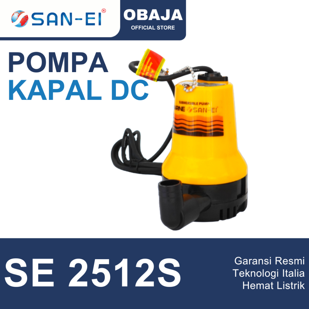 San Ei Pompa Celup DC Kapal 2512S / Pompa Air Celup DC Kapal 2512S San Ei