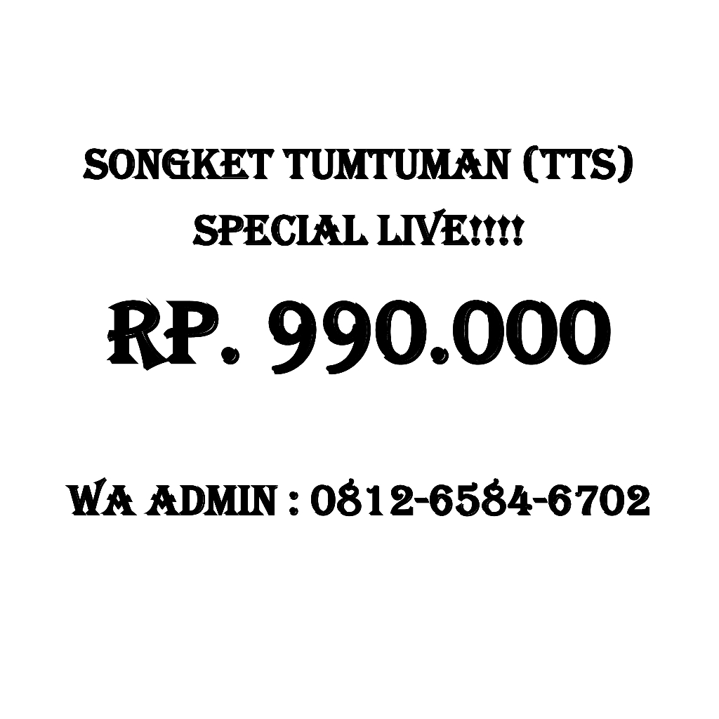 TUMTUMAN SPECIAL LIVE Geleri ulos sianipar