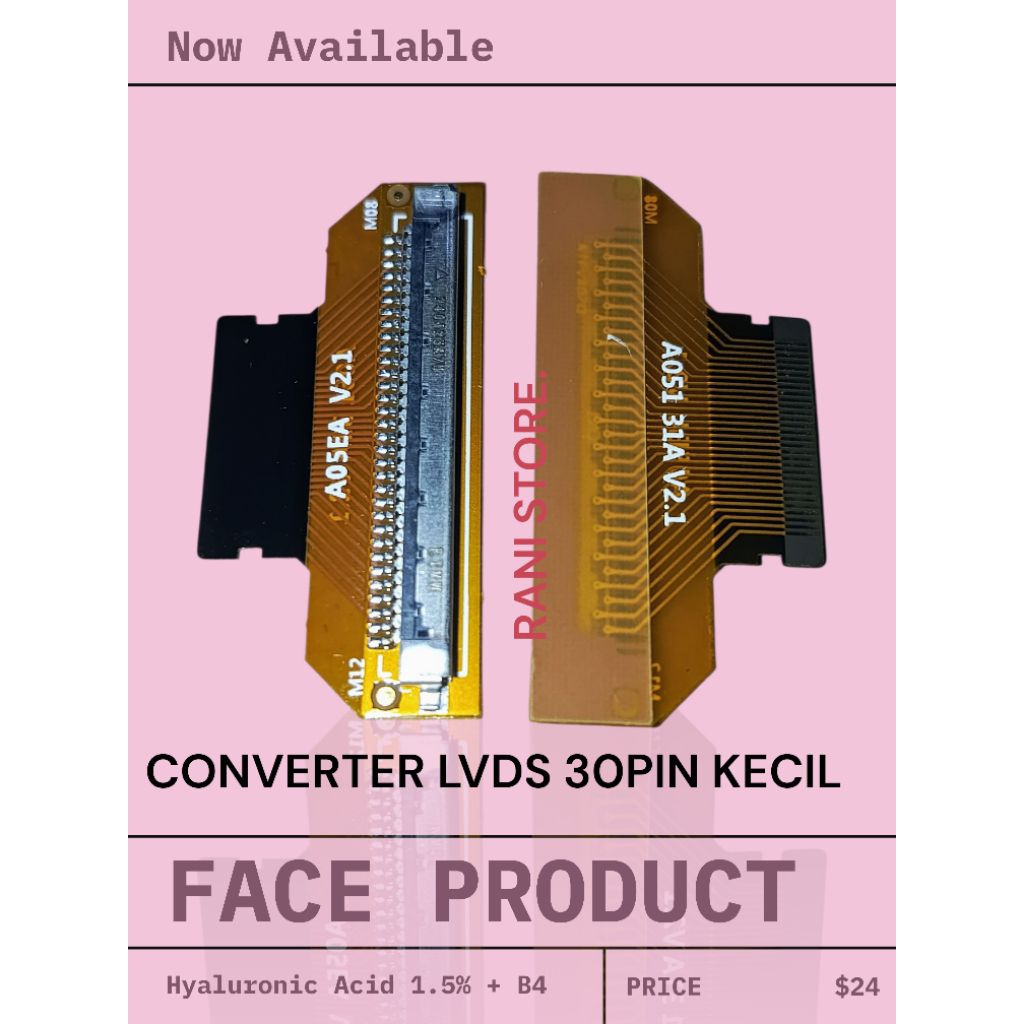 converter 30pin kecil converter LVDS 30pin kecil