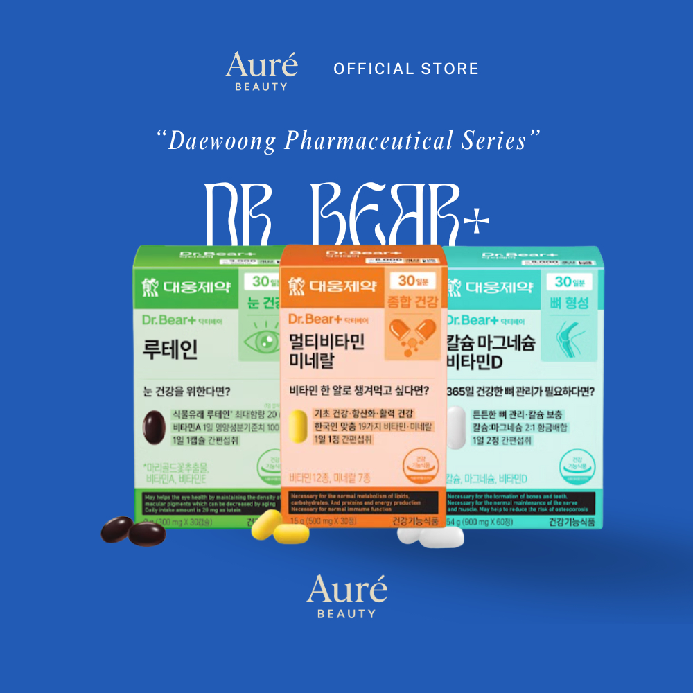 [AURE BEAUTY] READY - DR. BEAR+ Calcium Magnesium Vitamin/Calcium/Lutein/Iron/Vitamin B/Vitamin/Supl