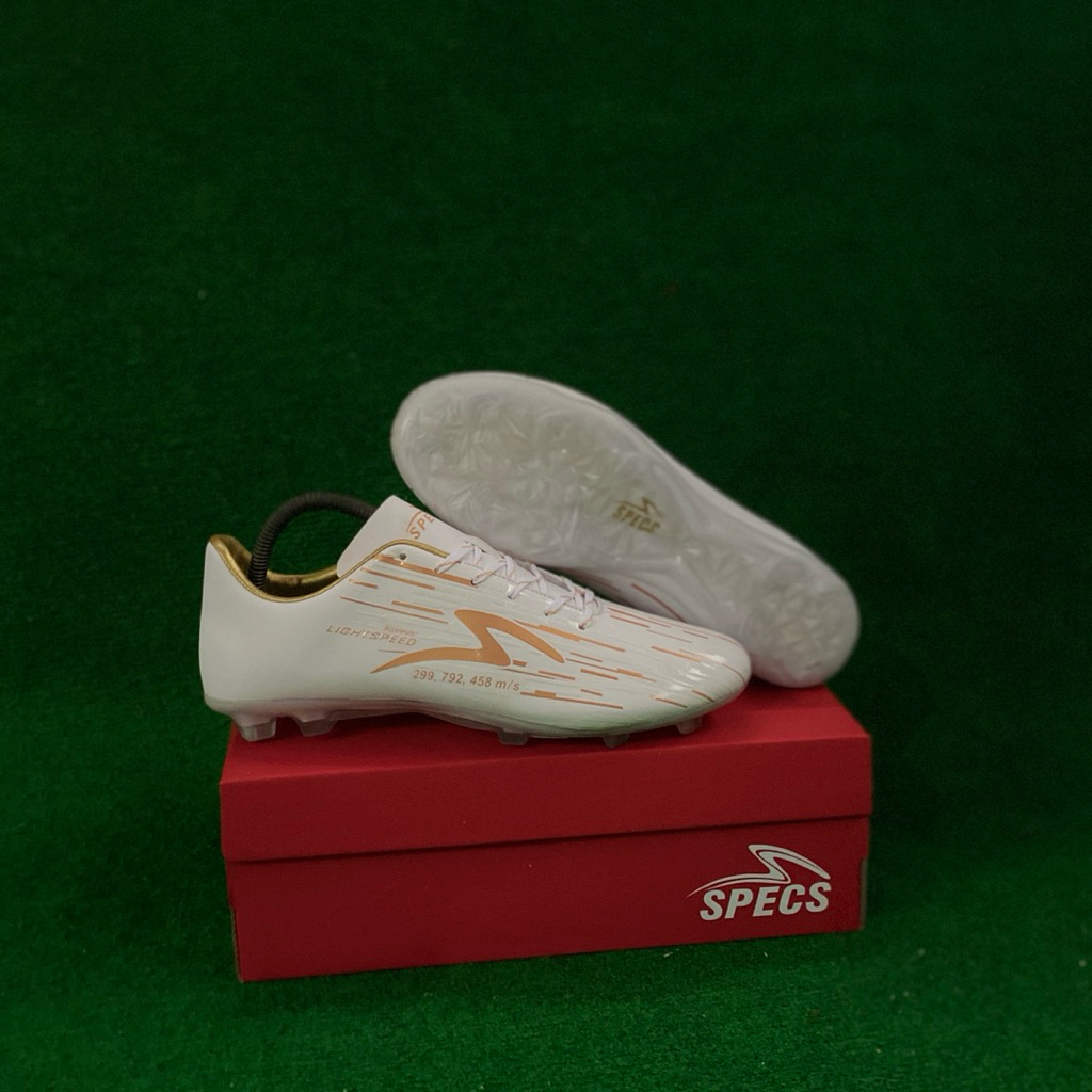 Sepatu bola Specs Lightspeed Reborn Putih gold