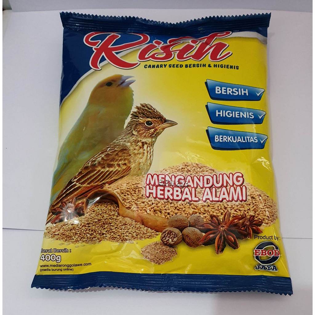 RISIH KENARI BRANJANGAN EBOD JAYA PAKAN BURUNG RISIH KENARI SEED BERSIH