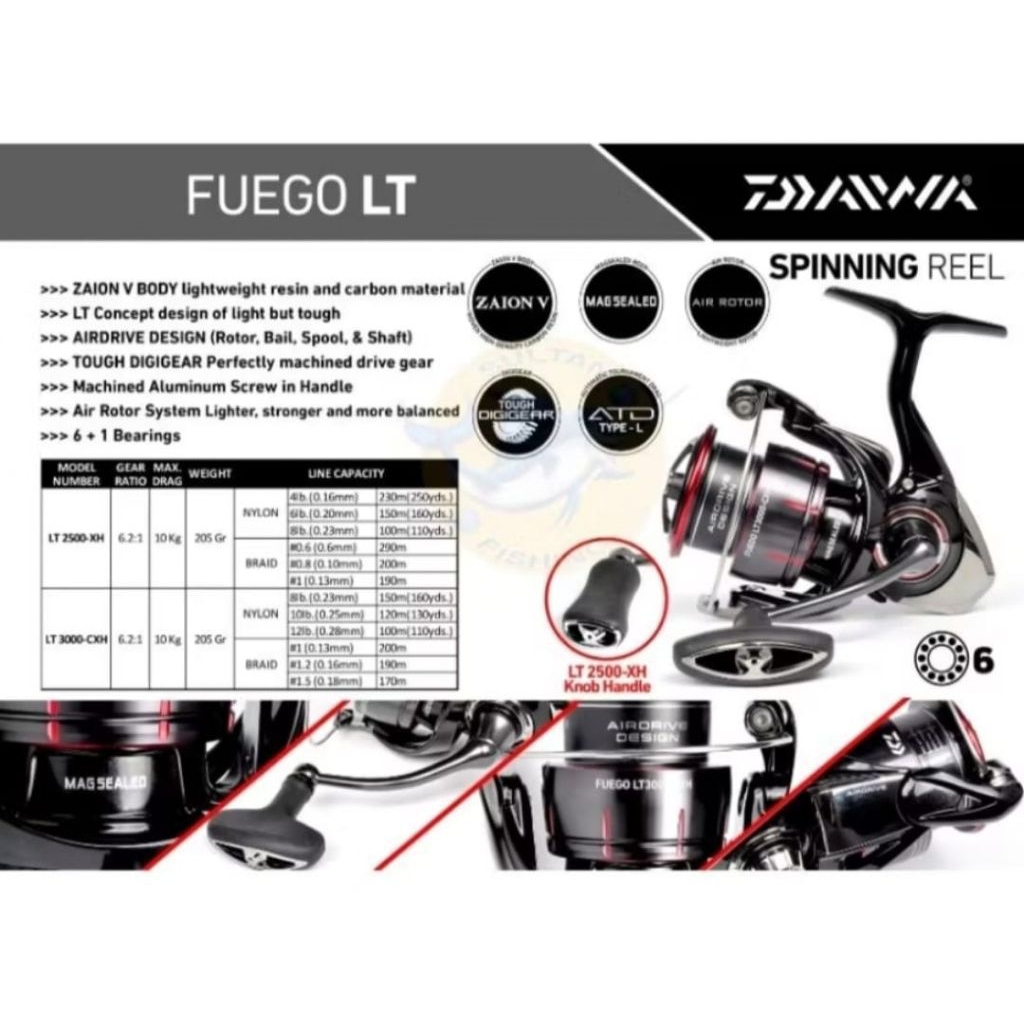 Reel Daiwa Fuego LT 3000 CXH - 2023