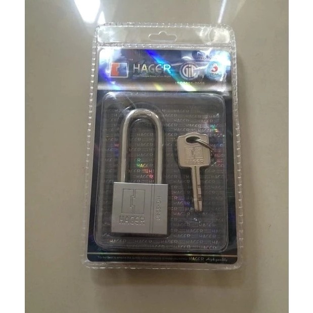 Gembok Tahan Banting Hager 40mm (HG5940L) - 3300098