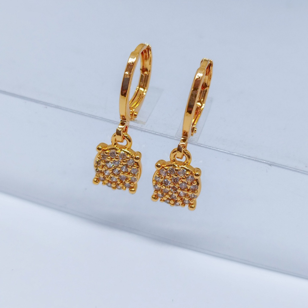 Earrings Jewelry Anting Titanium Wanita Emas Muda Anti Karat Terbaru Import Dewasa Tusuk Korea Asli 