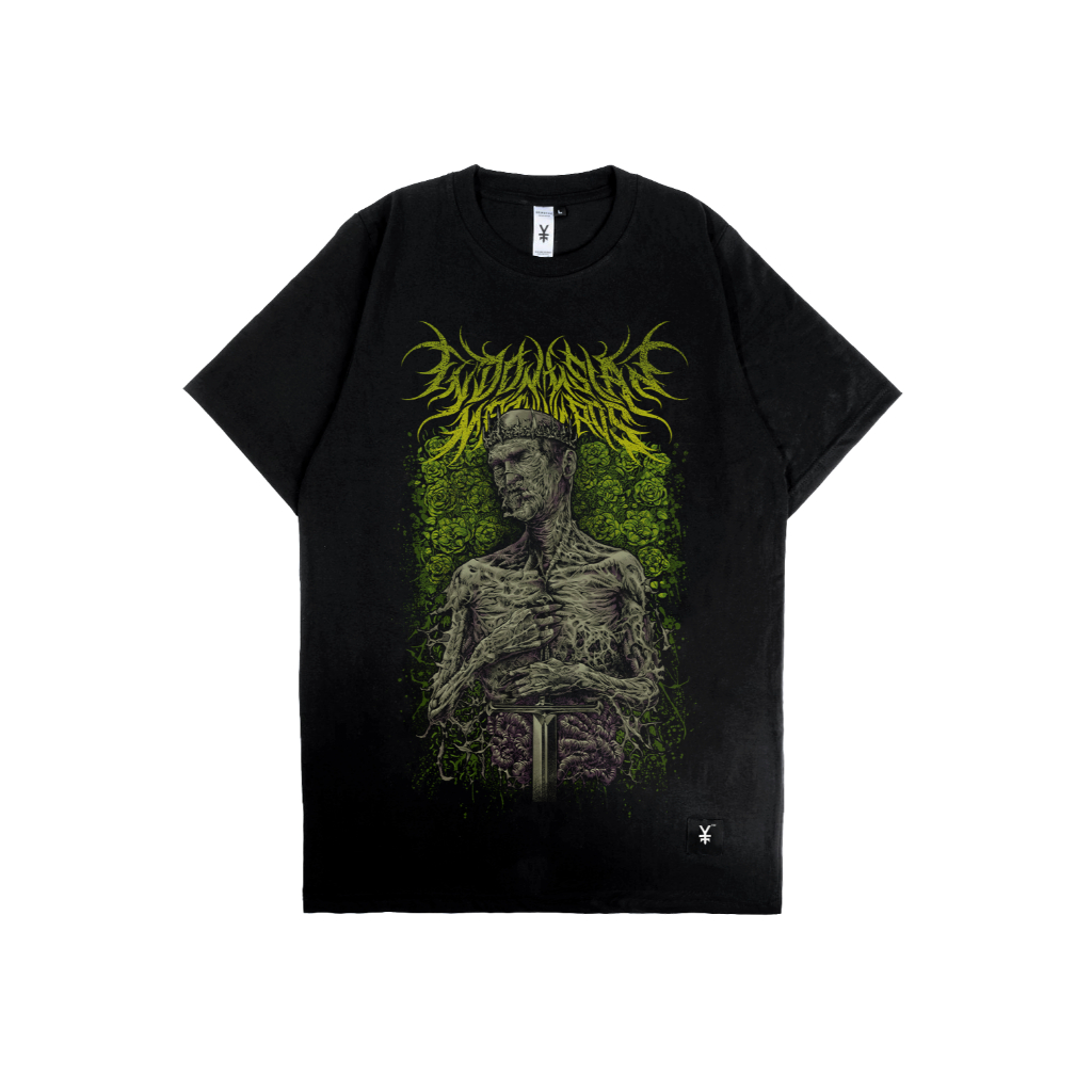 Kaos Lengan Pendek Hitam Metal Divorce Vampire Kingdom