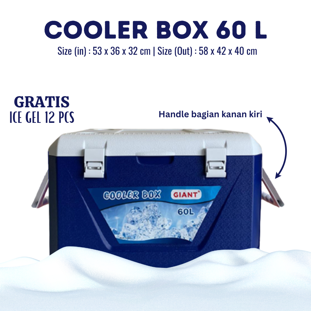 Cooler Box Kapasitas 60 liter Cool Box Es