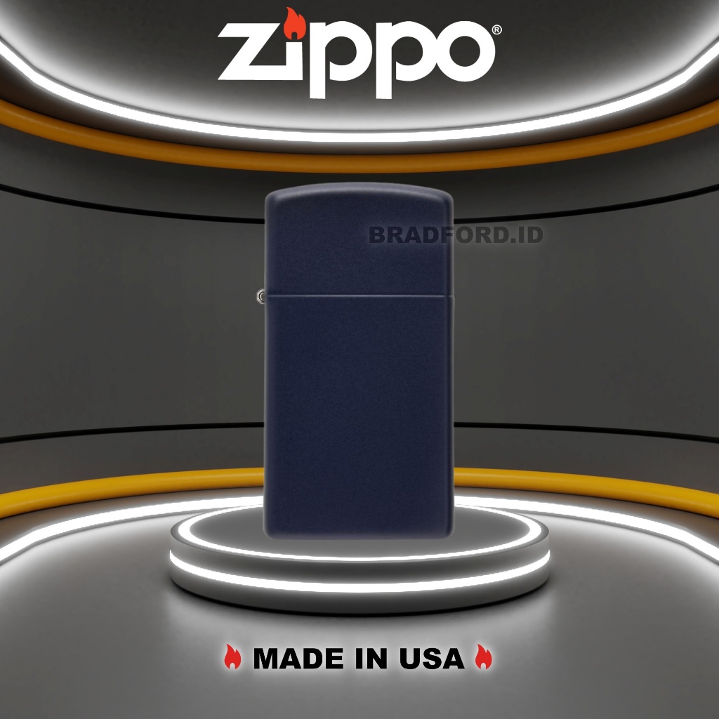 Korek Zippo Slim® Navy Matte 1639 Original Made In USA
