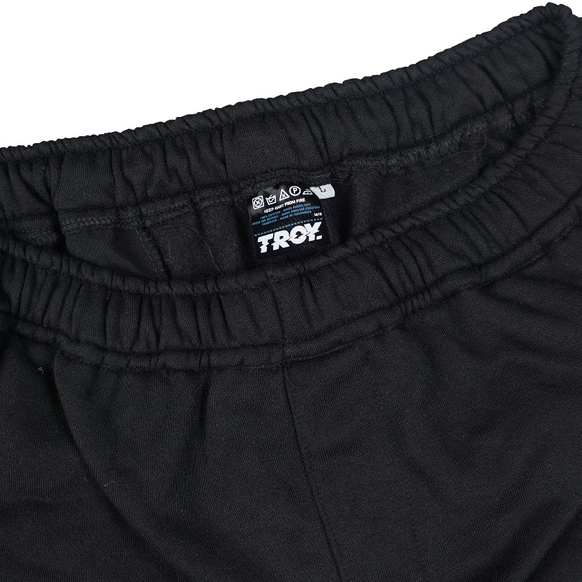 Troy Company Baggy Cargo Long Pants Black 0274 - Celana Panjang Cargo Fleece Hitam LFC 3357