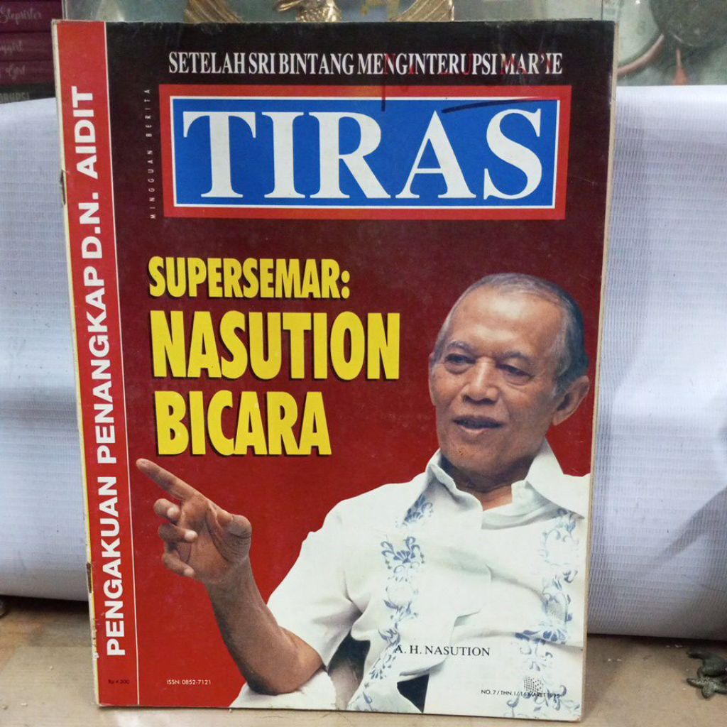 majalah politik supersemar nasution bicara , pengakuan penangkapan d.n . aidit