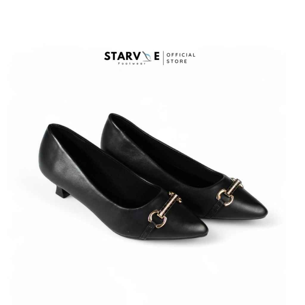 Sepatu Kerja Wanita Empuk Ori Sandal Wanita Mules 3cm Import H9008