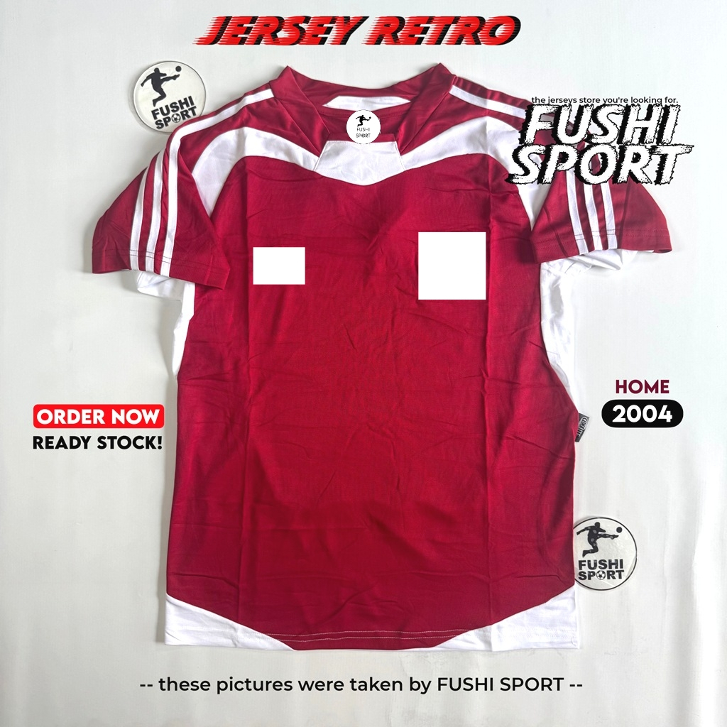 RETRO | Jersey Baju Bola Timnas Indonesia Home 2004
