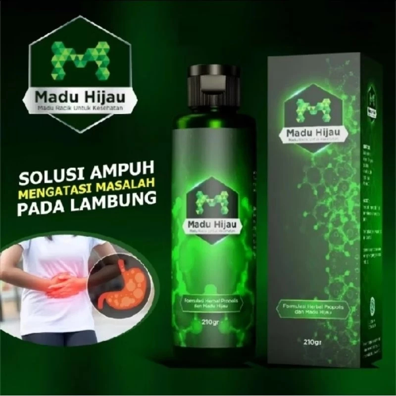 Madu Hijau Obat Lambung Asli Original 100% - Madu Hijau Herbal Asam Lambung