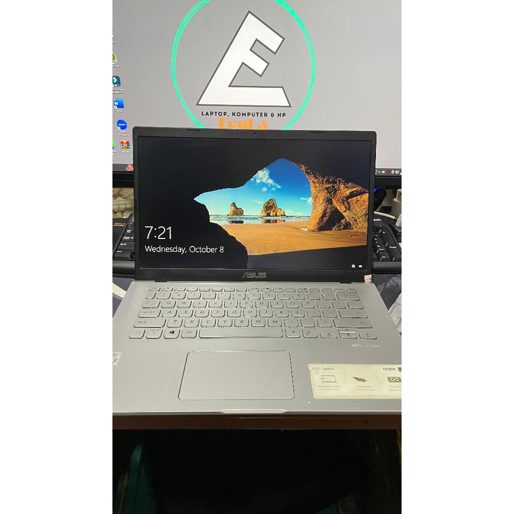 LAPTOP ASUS X409J i3 Gen 10 ram 12 ssd dan hdd | Normal Bekas