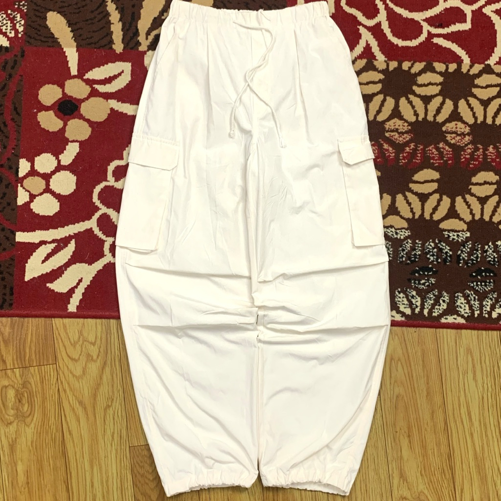 GU UNIQLO SUPER WIDE CARGO PANTS SIZE 26-30 | SUPERWIDER PANTS GU UNIQLO | CARGO PANTS WIDE GU UNIQL
