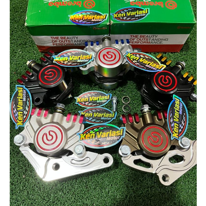 TERLARIS  KALIPER + BREKET formula 81 racing part 8.1 nouvo f1zr fizr jupiter z burhan 2 PISTON 2P G