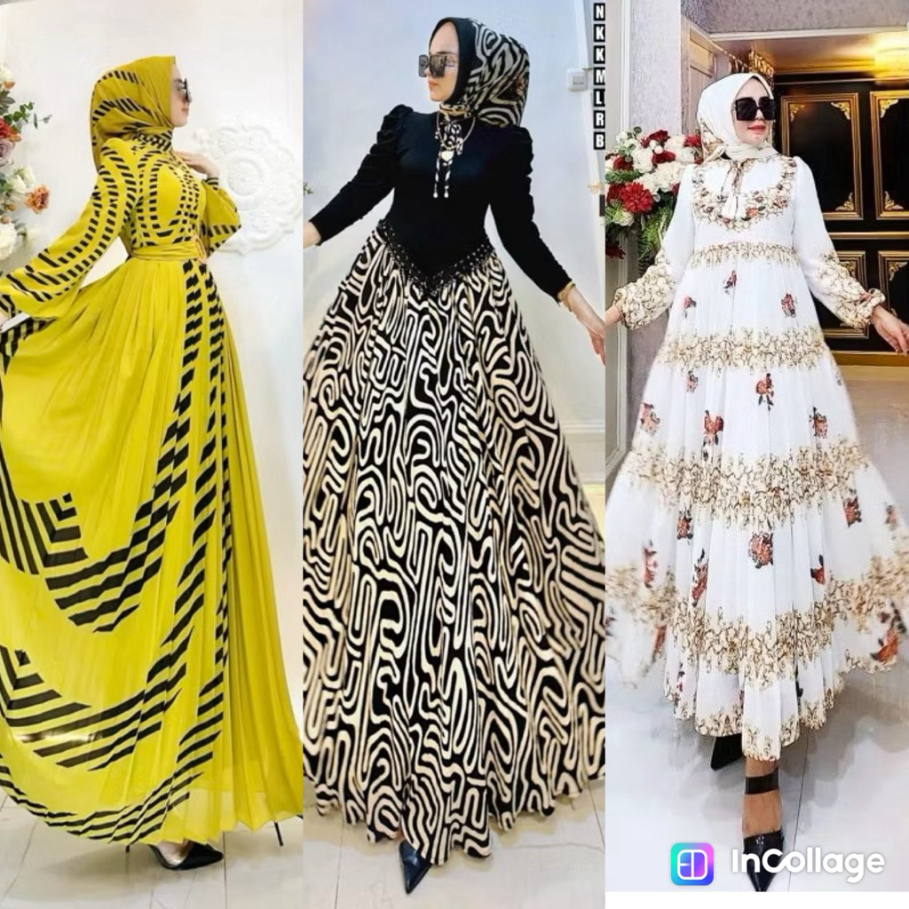 SHR NEW MAXY DRESS IMPOR GAMIS SHR