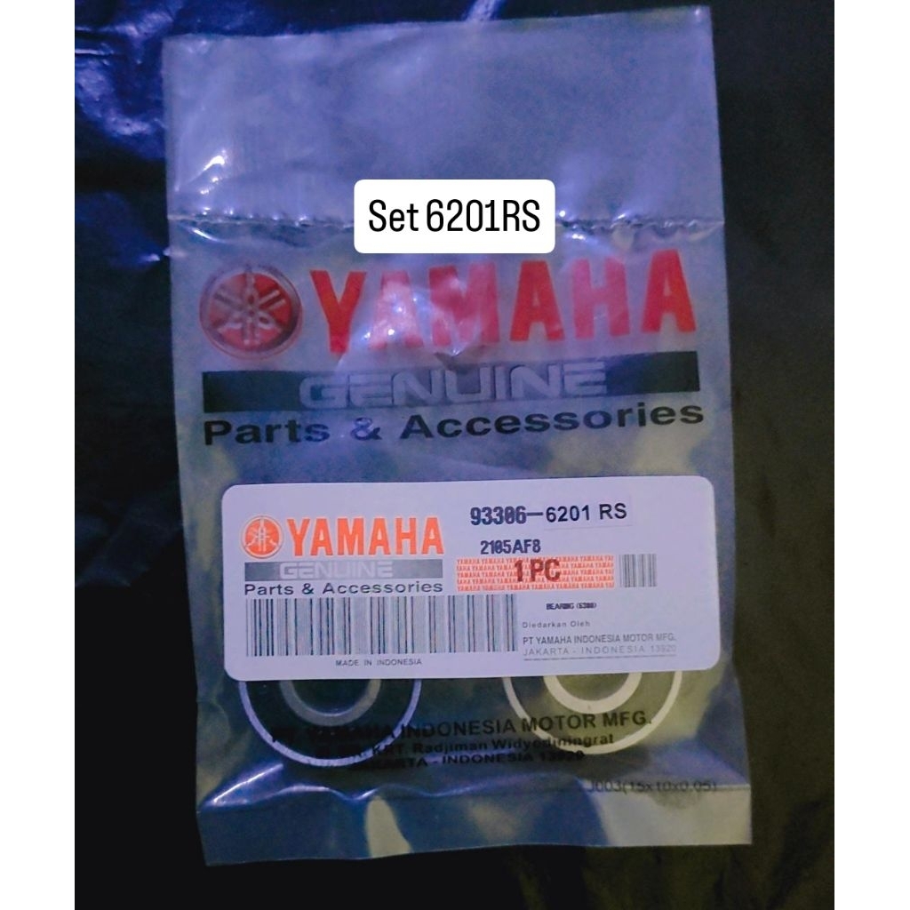 BEARING LAHER YAMAHA 6201RS BANTALA BOLA RODA 6201RS UNTUK MOTOR MATIC MIO M3 MIO S MIO Z MIO SOUL G