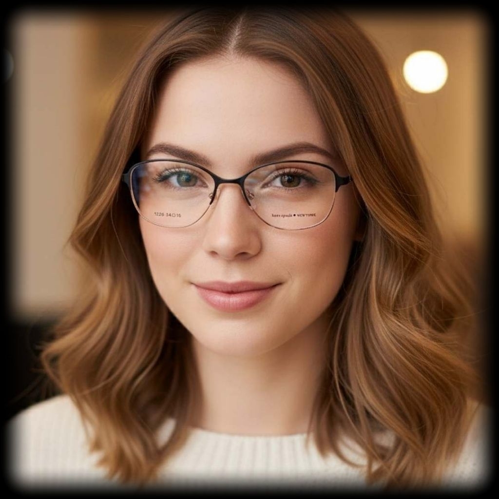 FRAME KACAMATA KATE SPADE 1226 Model Mata Kucing CAT EYE Keren Elegan Kualitas Bagus Ringan Kuat Awe