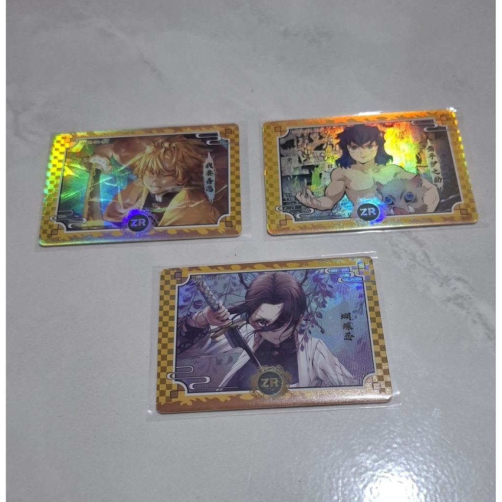 { TERLARIS } ORIGINAL CARD KIMETSU NO YAIBA DEMON SLAYER ZR
