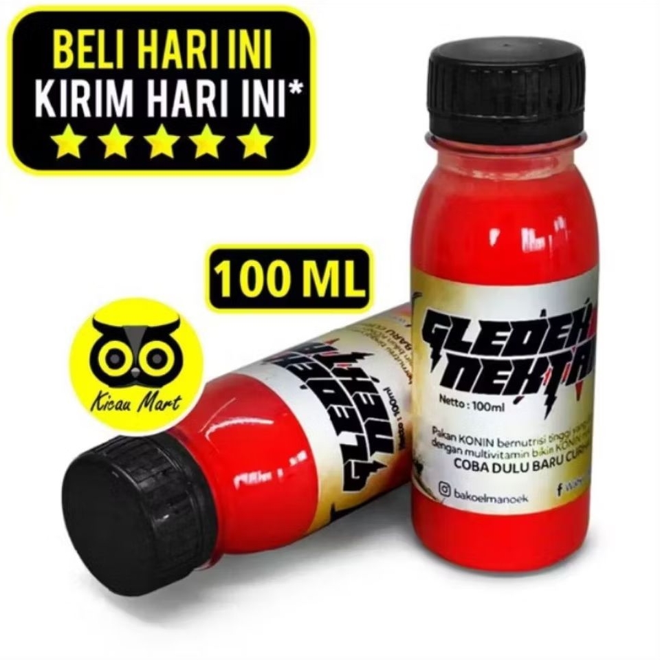 gledek nektar pakan burung sogon dan konin